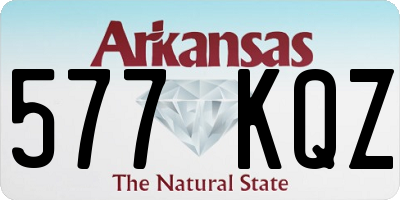 AR license plate 577KQZ