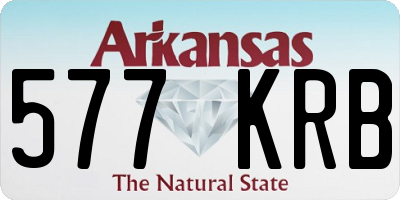 AR license plate 577KRB