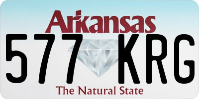 AR license plate 577KRG