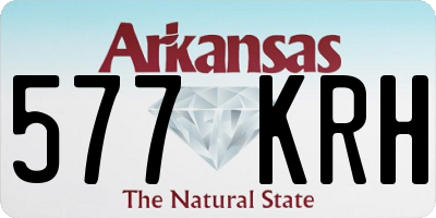 AR license plate 577KRH
