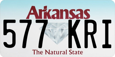 AR license plate 577KRI