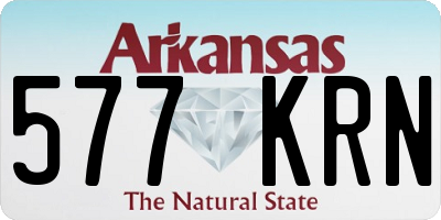 AR license plate 577KRN