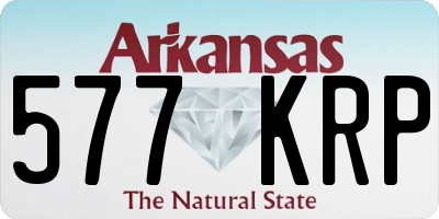 AR license plate 577KRP