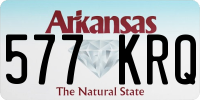 AR license plate 577KRQ
