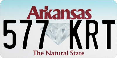 AR license plate 577KRT