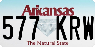 AR license plate 577KRW