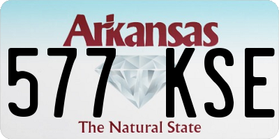 AR license plate 577KSE