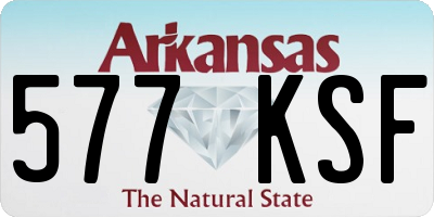 AR license plate 577KSF