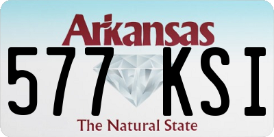AR license plate 577KSI
