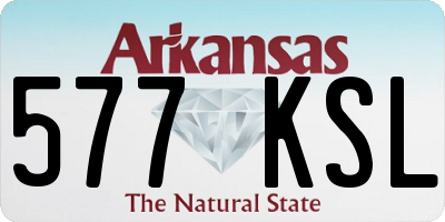 AR license plate 577KSL