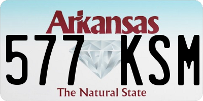 AR license plate 577KSM