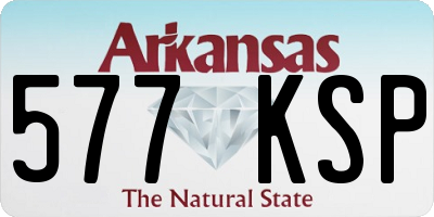 AR license plate 577KSP