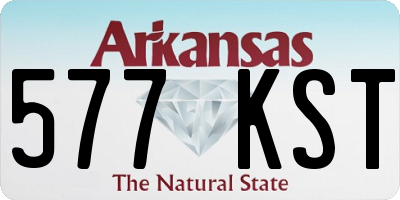 AR license plate 577KST