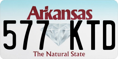 AR license plate 577KTD