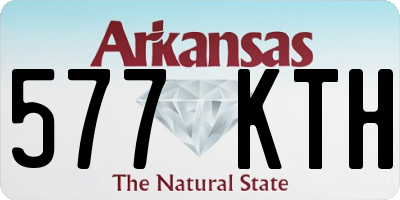 AR license plate 577KTH