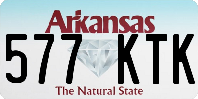 AR license plate 577KTK