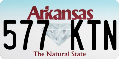 AR license plate 577KTN