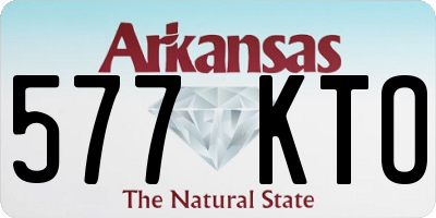AR license plate 577KTO