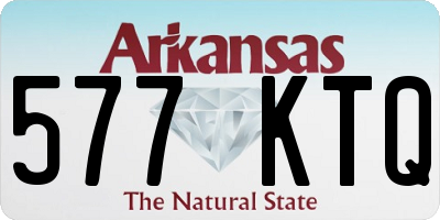 AR license plate 577KTQ