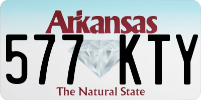 AR license plate 577KTY
