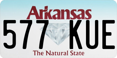 AR license plate 577KUE
