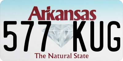 AR license plate 577KUG