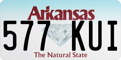 AR license plate 577KUI