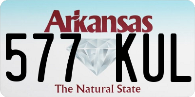 AR license plate 577KUL