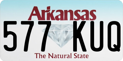 AR license plate 577KUQ