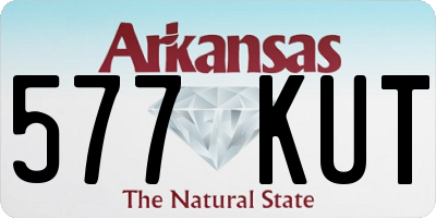 AR license plate 577KUT