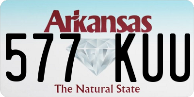 AR license plate 577KUU