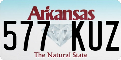 AR license plate 577KUZ