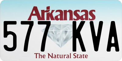 AR license plate 577KVA