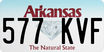 AR license plate 577KVF