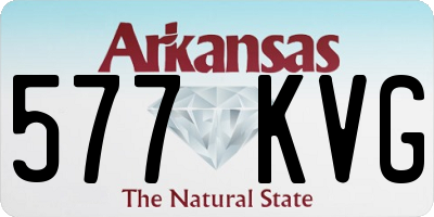 AR license plate 577KVG