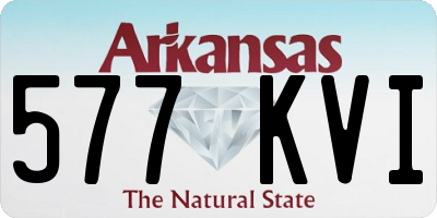 AR license plate 577KVI