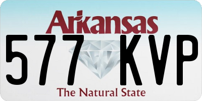 AR license plate 577KVP
