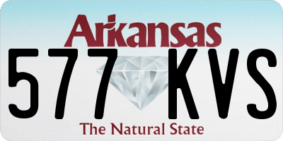 AR license plate 577KVS