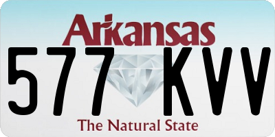 AR license plate 577KVV