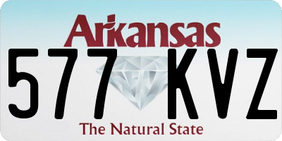 AR license plate 577KVZ