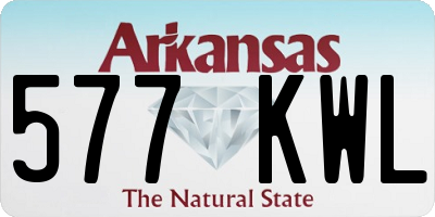 AR license plate 577KWL