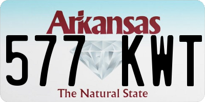 AR license plate 577KWT