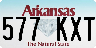 AR license plate 577KXT