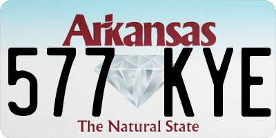 AR license plate 577KYE