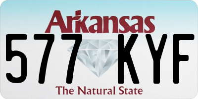 AR license plate 577KYF