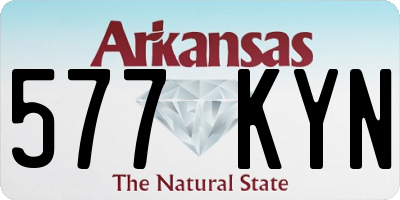 AR license plate 577KYN