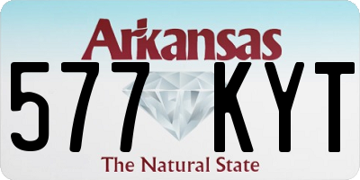 AR license plate 577KYT