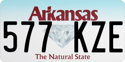 AR license plate 577KZE
