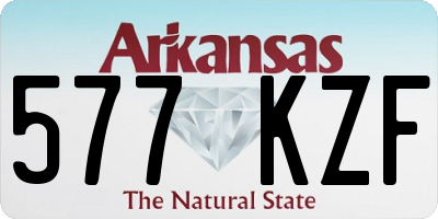 AR license plate 577KZF