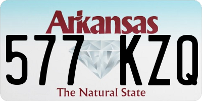 AR license plate 577KZQ
